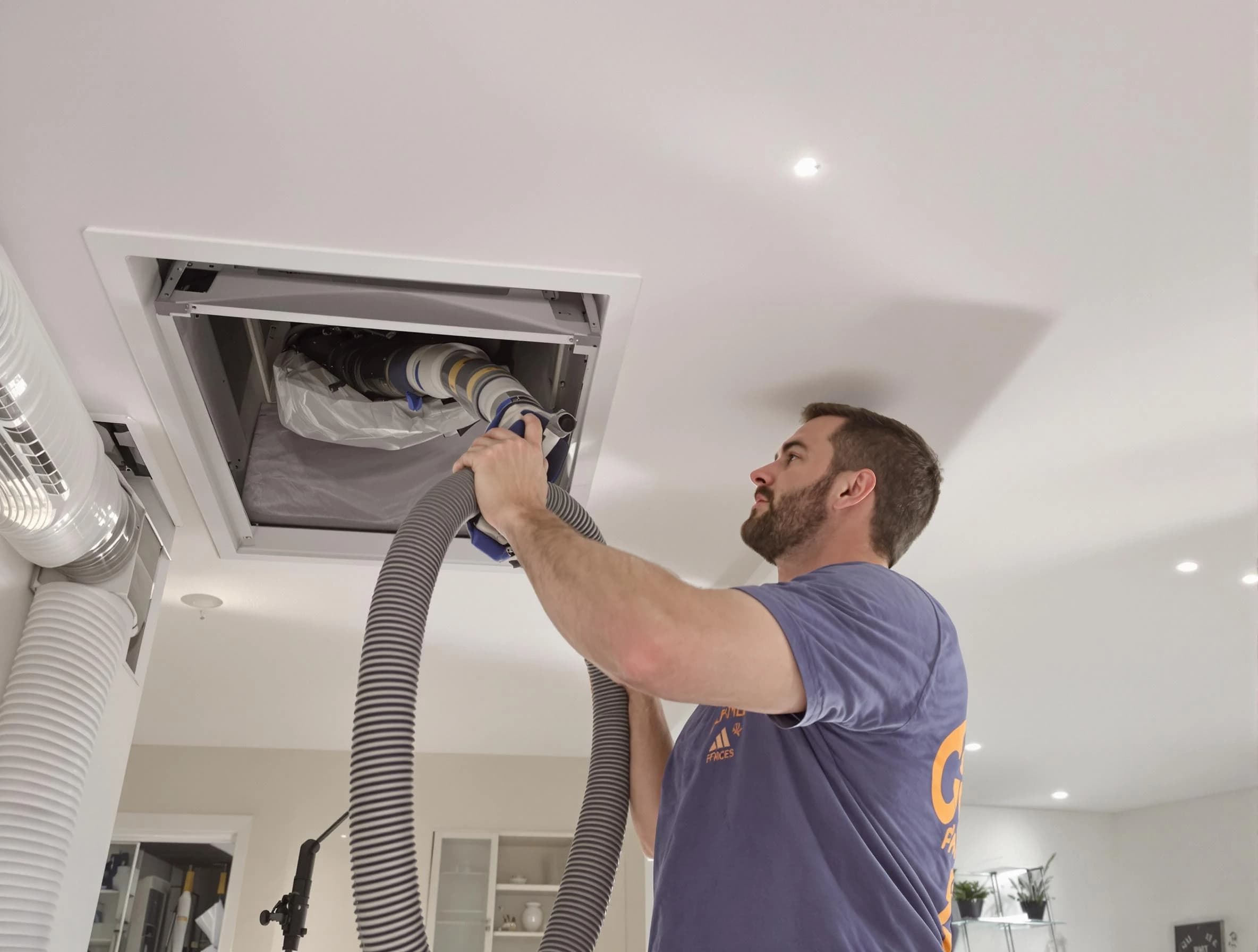 Precision indoor duct cleaning by Buford Air Duct Cleaning in Buford