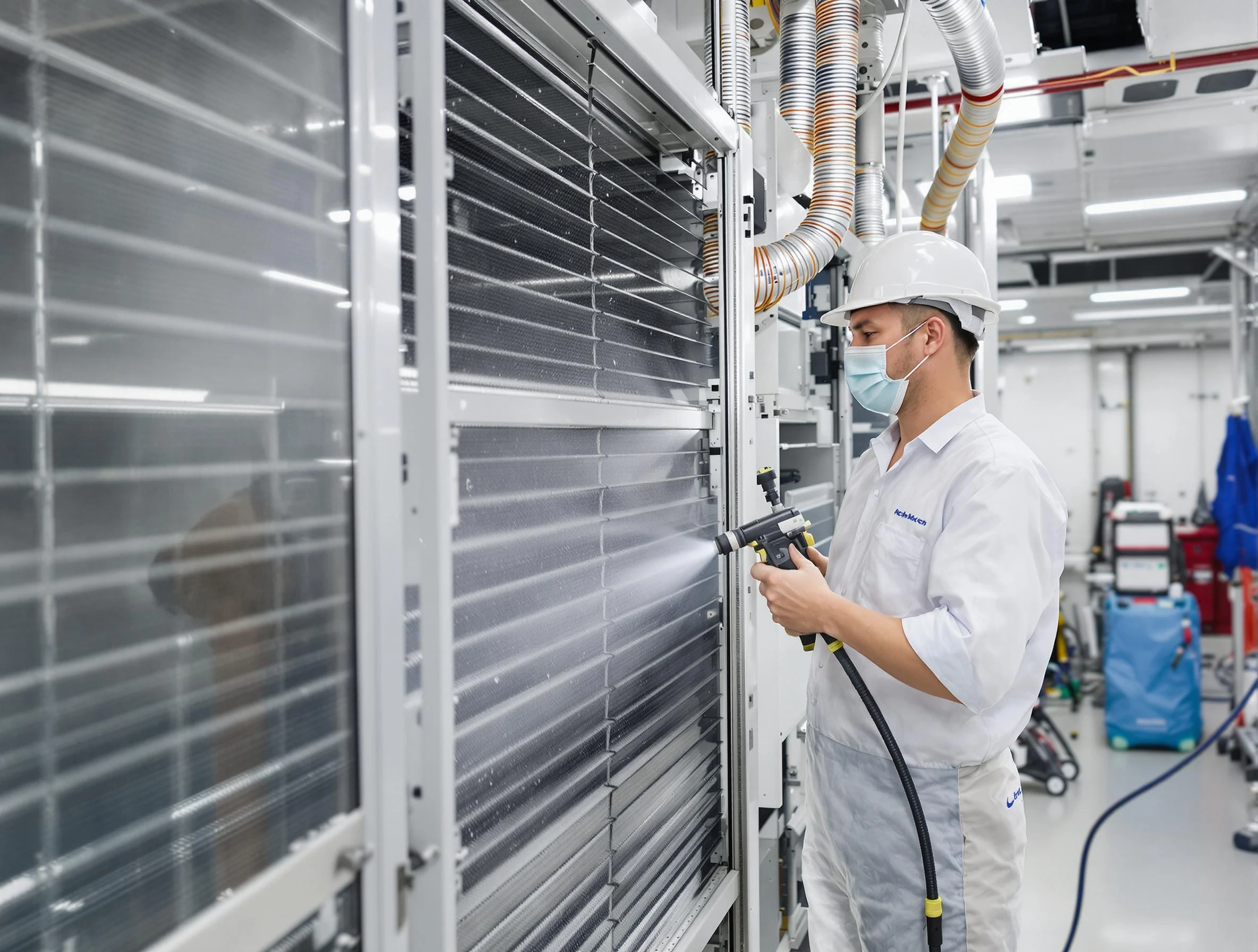 Professional AC coil cleaning by Buford Air Duct Cleaning in Buford