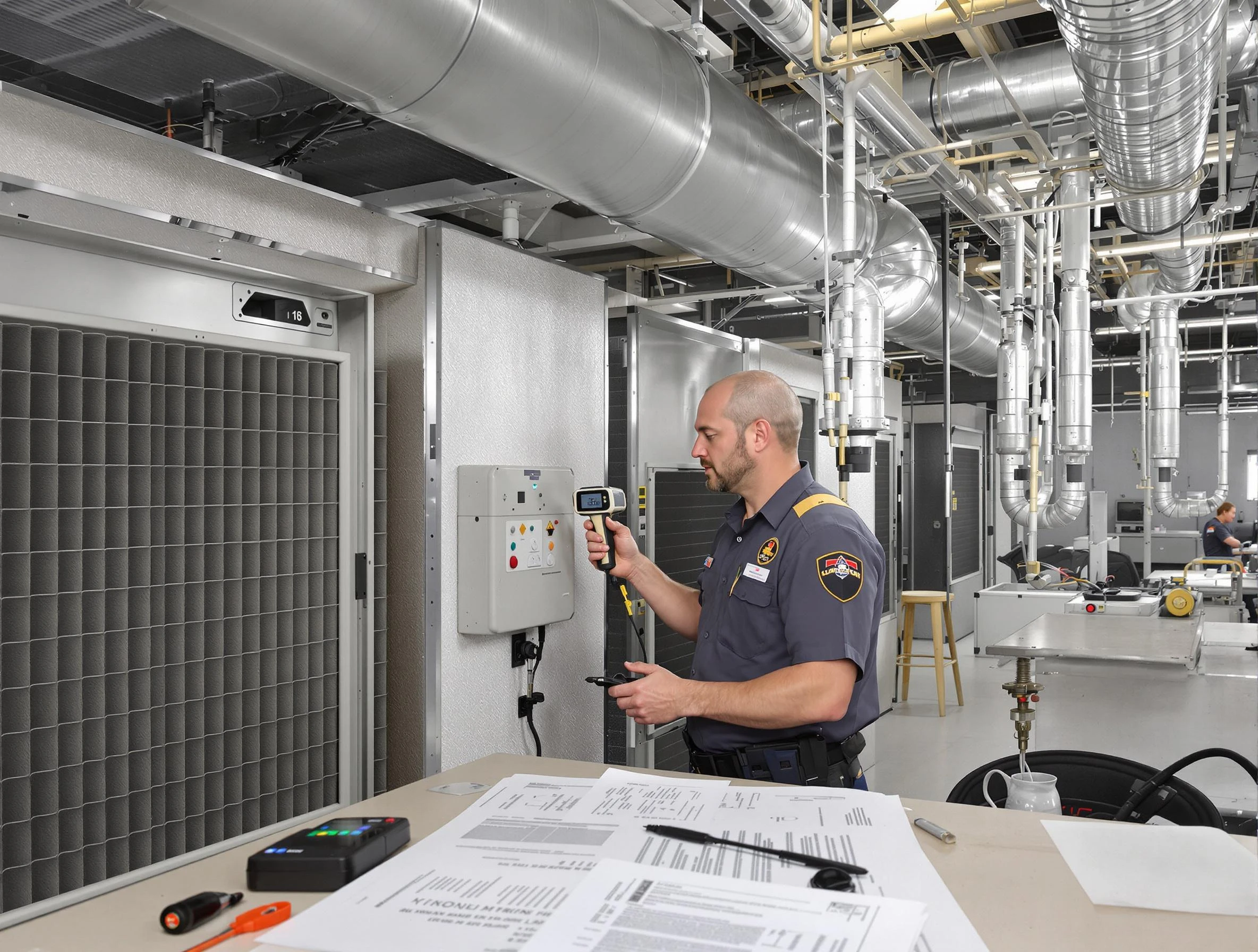 Professional filter system inspection by Buford Air Duct Cleaning in Buford