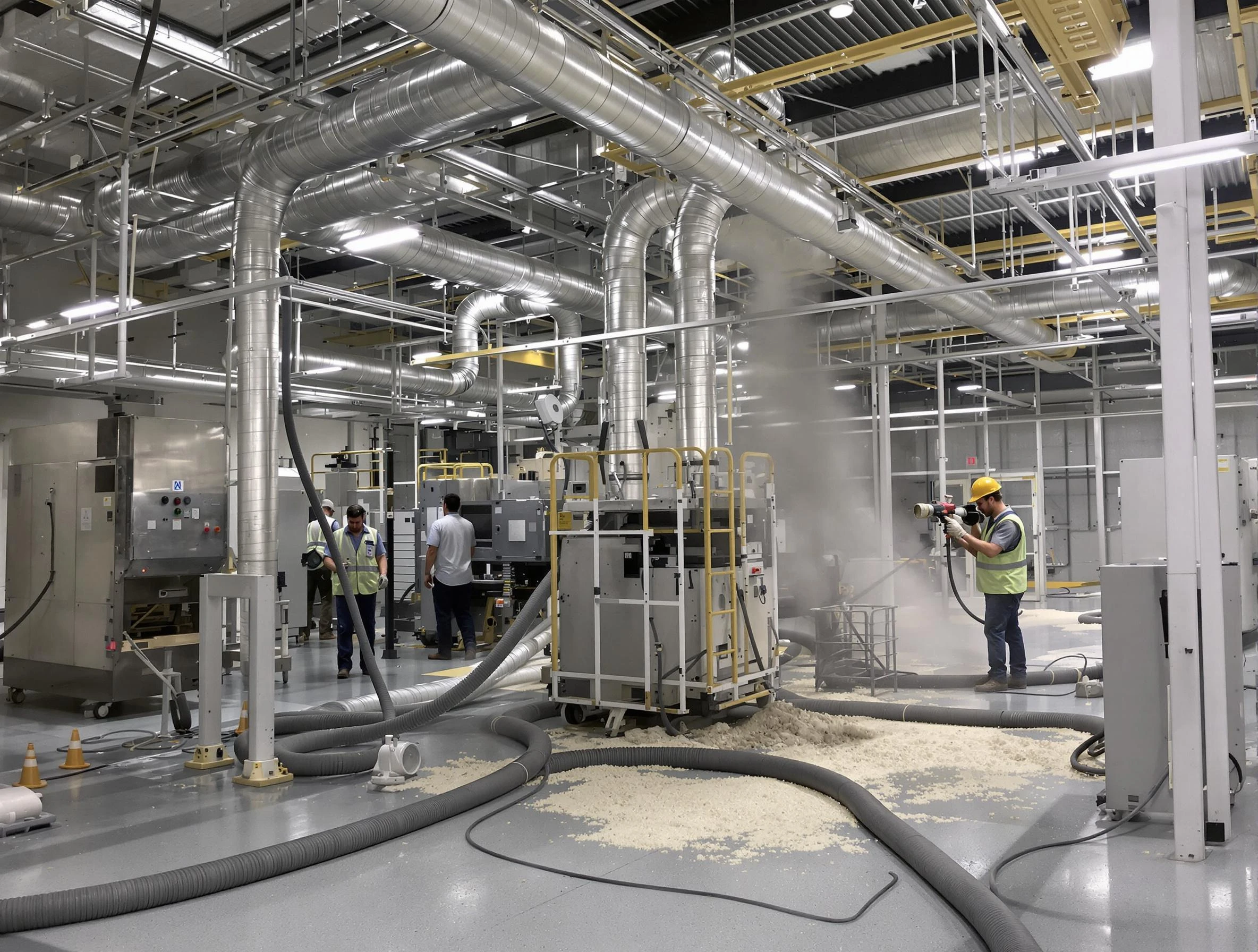 Heavy-duty industrial duct cleaning by Buford Air Duct Cleaning in Buford